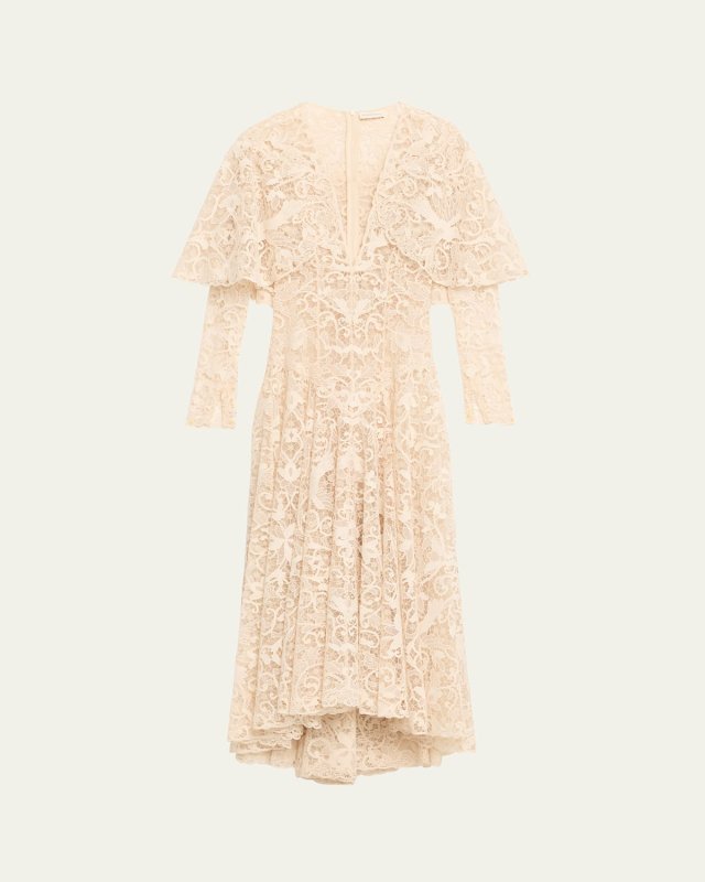 Memento Long-Sleeve Lace Dress